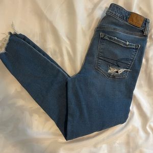 Size 8 Regular distressed Jeggins